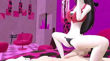 play Marceline si vampir menari di kamarnya dan menggiling penis