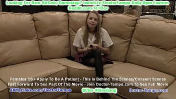 Redare $clov - deveniți doctorul Tampa în timp ce îi dă lui Ava Siren primul examen ginecolog și descoperă cel de-al treilea mamelon al lui Ava doar pe girlsgonegyno.com
